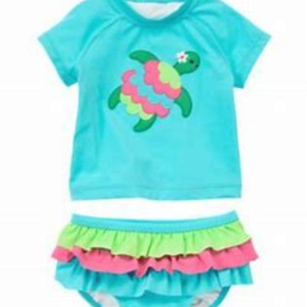 NWT Gymboree Rashguard Set Size 6-12 months Baby Girl